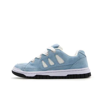 YIBONI Coverage Anti-Slip And Wear-Resistant Low-Top Skateboard Shoes Unisex Light Blue