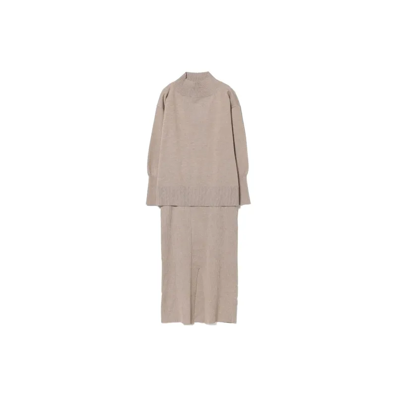 Beams Skirt Set Women's Light Umber-1