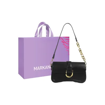 MARKANGARO PU Small Square Bag Regular Women's White Black Pink