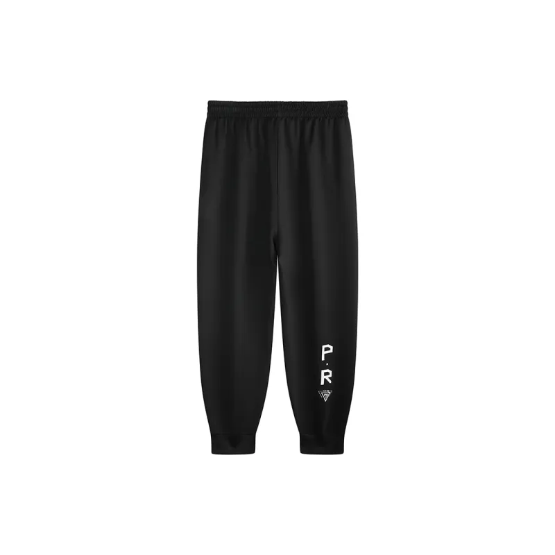 P.R IND Casual Pants Unisex Black-1