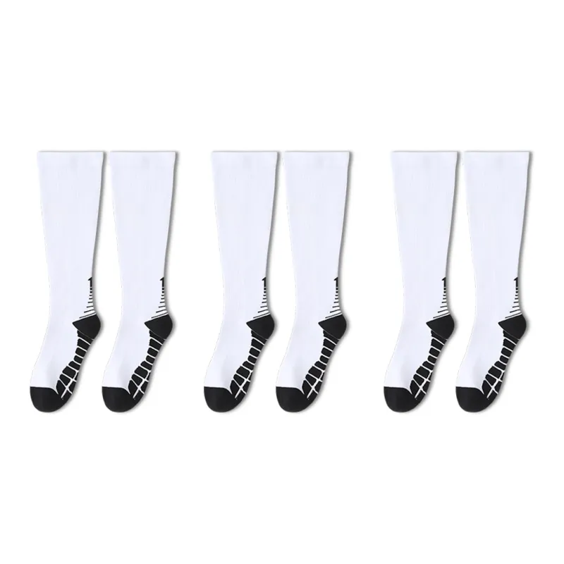 LUOLIAN Knee High Socks Unisex 3 Pack-3