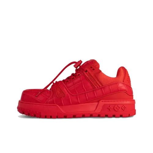 LOUIS VUITTON LV Trainer Maxi Sneaker Red