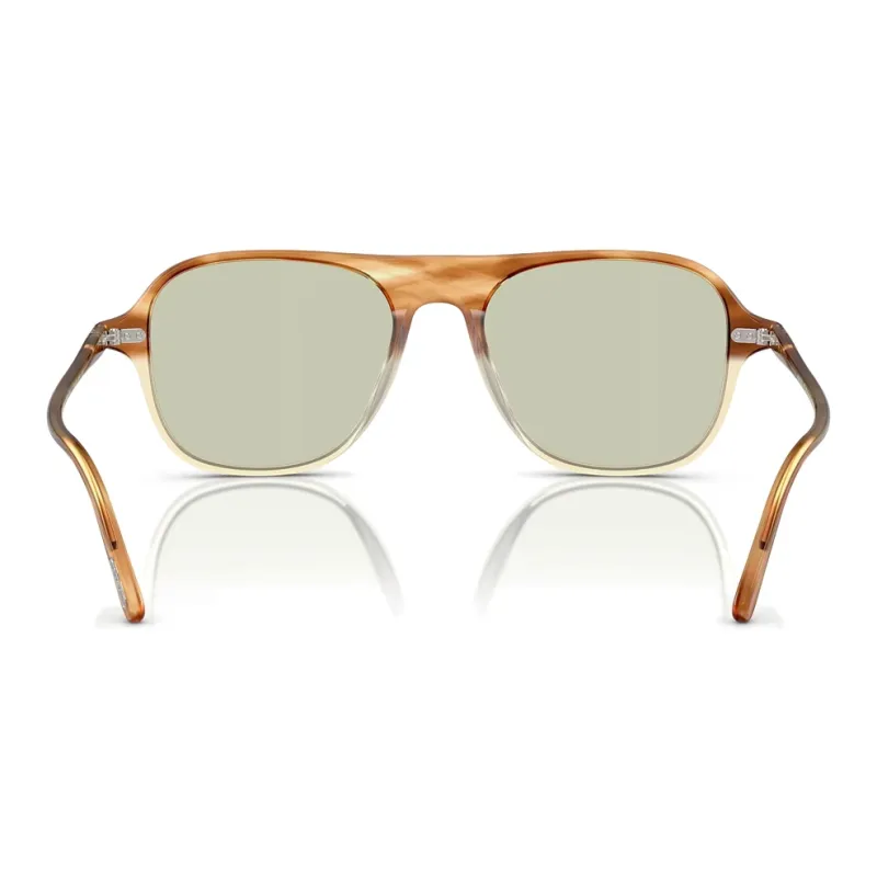 Oliver Peoples Acetate Irregular Shape Sunglasses Unisex Gold-4
