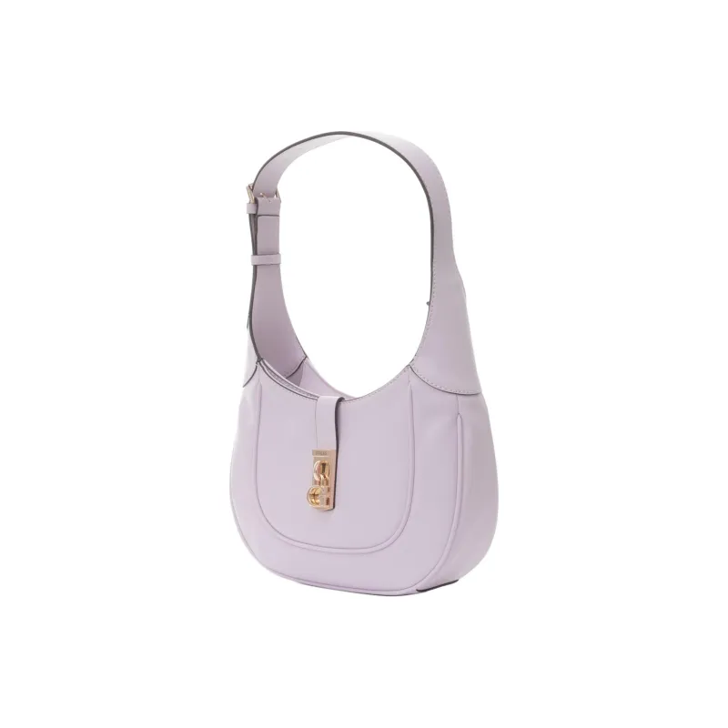 GUESS Artificial Leather Hobo Bag Handbag Shoulder Bag Women's Purple-1