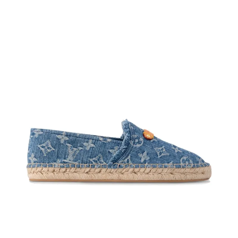 LOUIS VUITTON Helios Espadrilles Women's Black-1