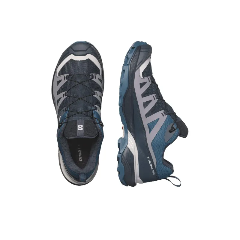 SALOMON X ULTRA 360 Gore Te Slip Resistant Low Top Outdoor Shoes Men's Black Blue-4