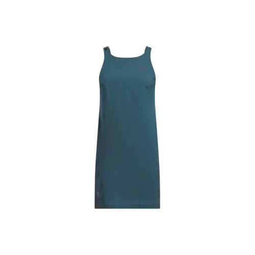 Adidas Clothing Slip Dresses Women's Cyan