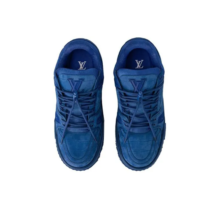 LOUIS VUITTON LV Trainer Maxi Sneaker Blue-2