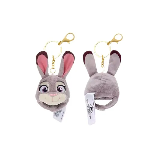 Disney Judy Zootopia Mini Headband Dolls Plush Pendant 7cm Height-2