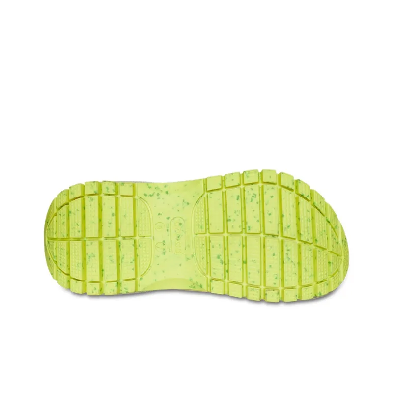 Crocs Classic Crush Clogs 'Fluorescent Green' Women's-5