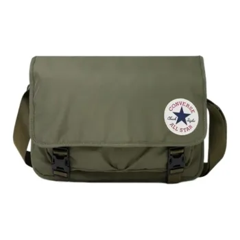 Converse Polyester Messenger Bag, Crossbody Bag, Shoulder Bag Unisex Army Green