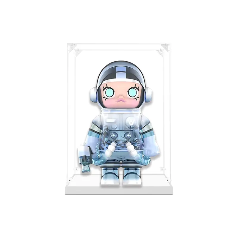 KGBOX Pop Mart Angry Bear Glacier MOLLY 400% 1000% Acrylic Figure Storage Display Case Model Accessories-24