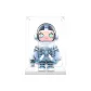 1000% Full Transparent Assembled with White Base (Toy Not Included)