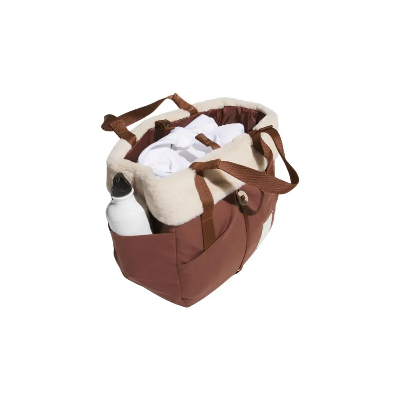 Adidas Polyester Tote Bag Shopping Bag Handbag Men's Brown-3