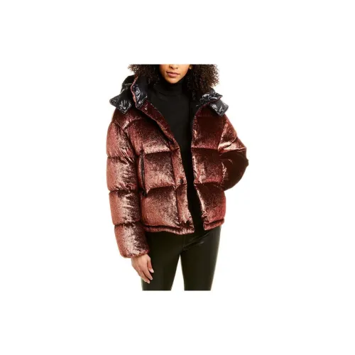 Moncler Down Jackets Women's Orange Pink