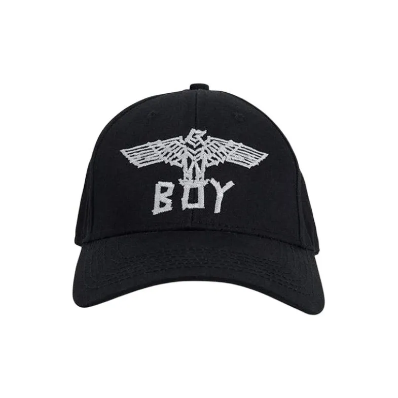 Boy London Cotton Baseball Caps Unisex Black-1