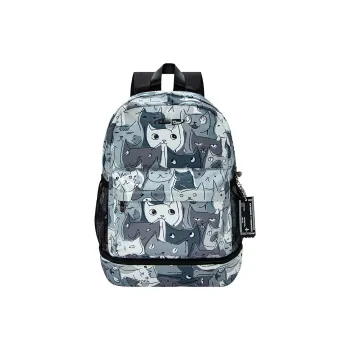 GF Polyester Backpack Large Size Unisex Black
