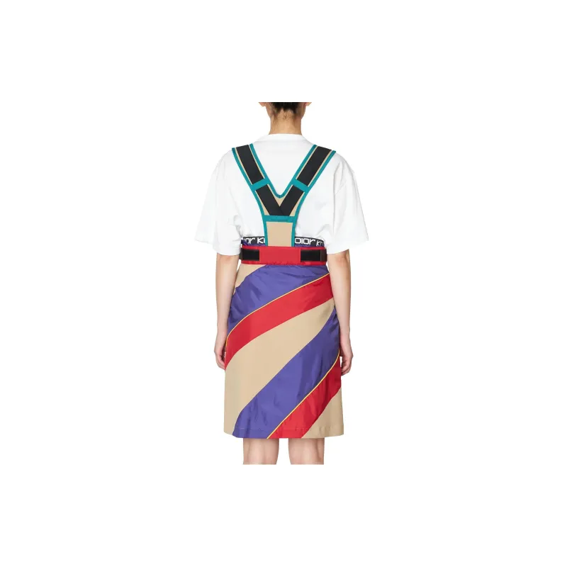 KOLOR Colour block Dungaree Dress-1