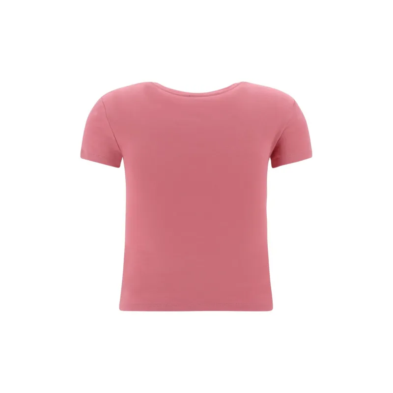 Blumarine Logo-embellishment Cotton T-shirt-1