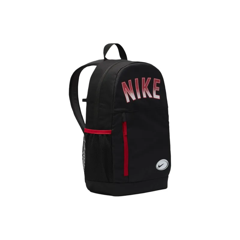 Nike Fabric Backpack Regular Unisex Black & Coal Black & University Red-1