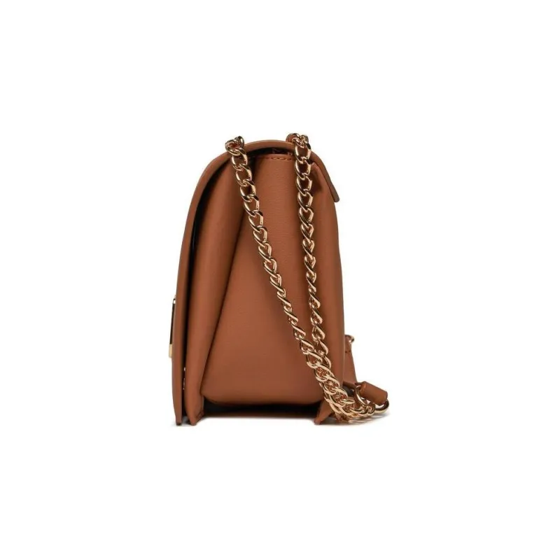 LOVE MOSCHINO Faux Leather Handbag, Shoulder Bag Trumpets Women's Brown-1