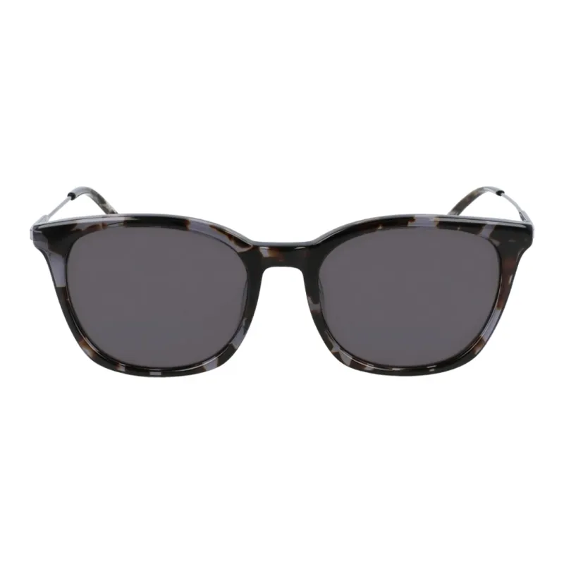 DKNY Acetate Irregular Shape Sunglasses Unisex Black-1
