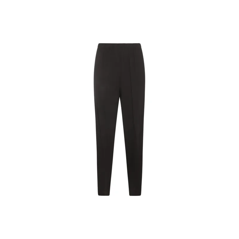 Fabiana Filippi Elasticated Waistband Straight Crepe Trousers-1