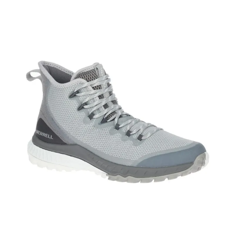 MERRELL Bravada Mid Waterproof Durable Breathable High-Top Outdoor Shoes Women's Gray-1
