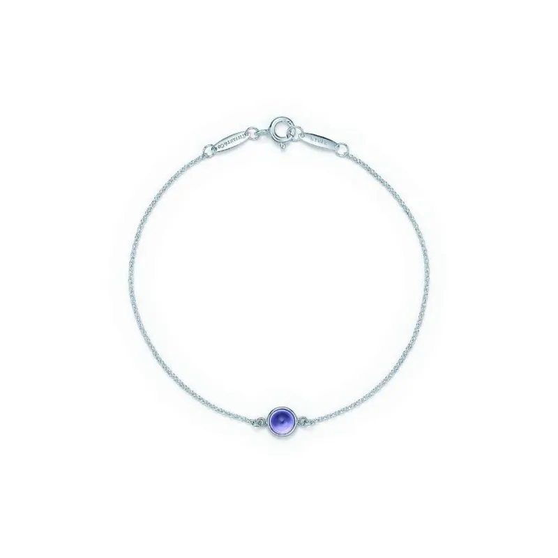 TIFFANY & CO. Sterling Silver Tanzanite Bracelets Women's Silver-0
