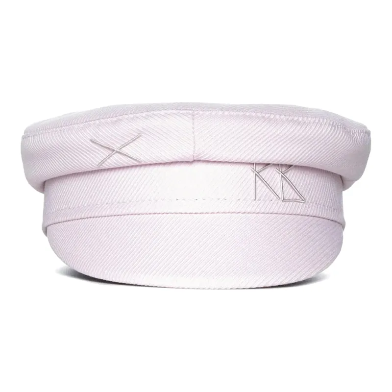 RUSLAN BAGINSKIY Cotton Berets Women's Light Pink-0