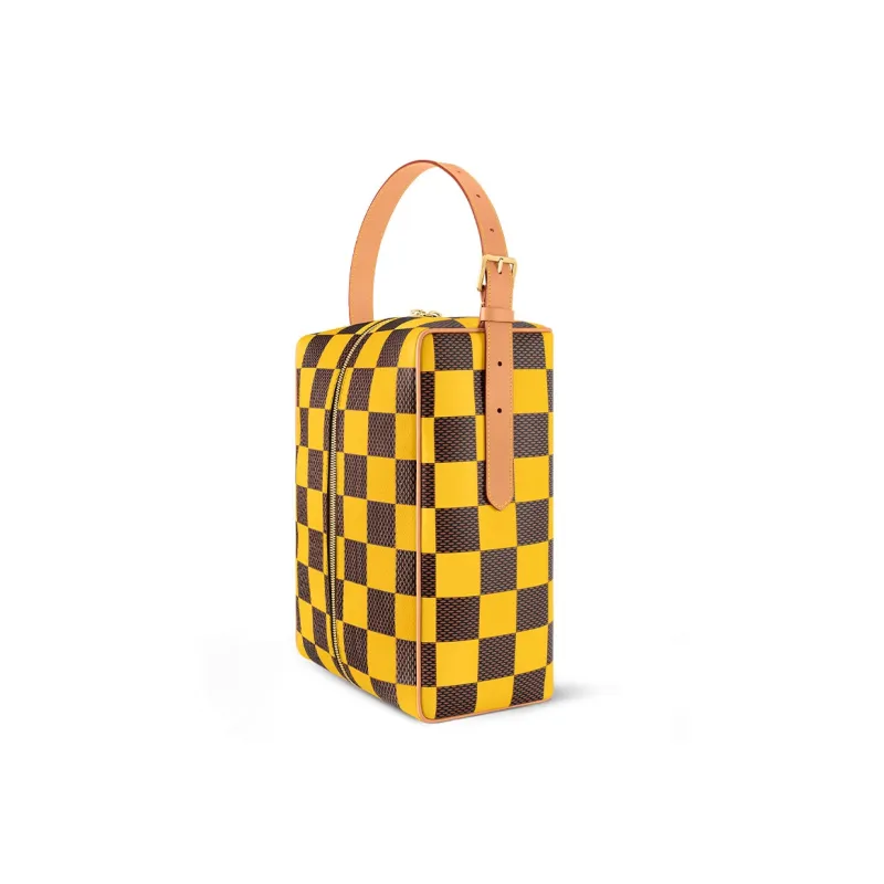 LOUIS VUITTON Shoes Bag Damier Pop Yellow-3