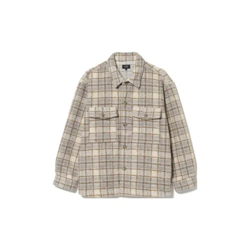 Beams Jackets Coats Men's Beige & Camel