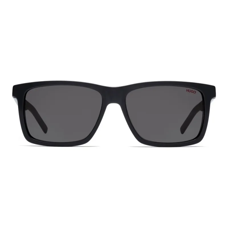 HUGO BOSS Acetate Metal Square Sunglasses Men's Black-1