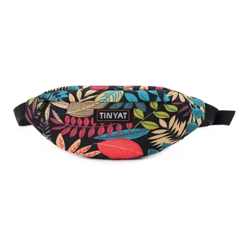 TINYAT Polyester Dumpling Bag Small Size Unisex Black/Purple/Blue/White/Yellow