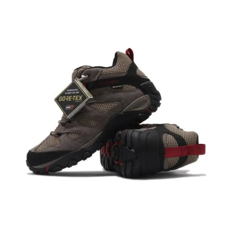 MERRELL Alverstone Mid GTX Durable Breathable Mid-Top Outdoor Shoes Men's Umber-5