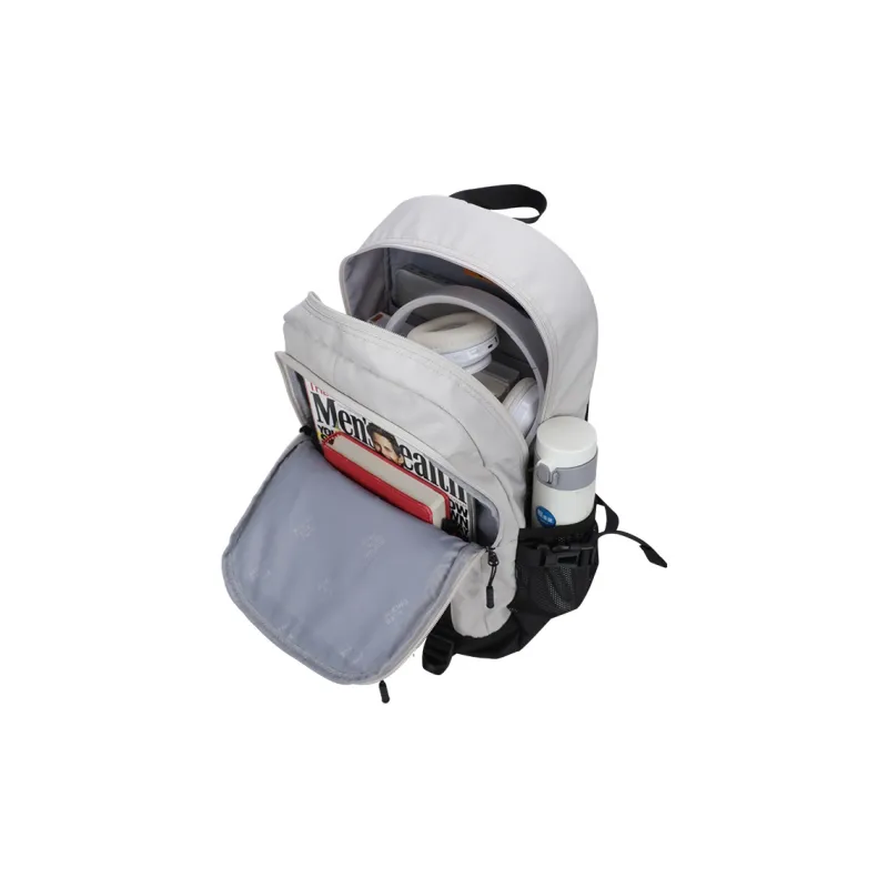 AOKING AK Polyester Backpack Medium Size Unisex Black/Gray-3