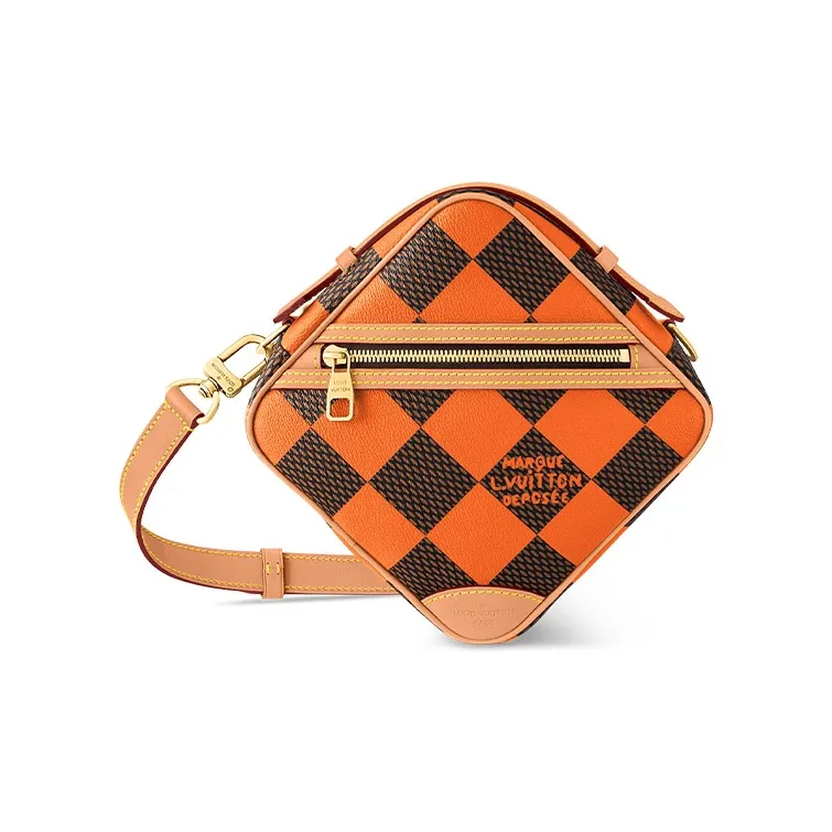LOUIS VUITTON Chess Messenger Bag Damier Pop Orange-2
