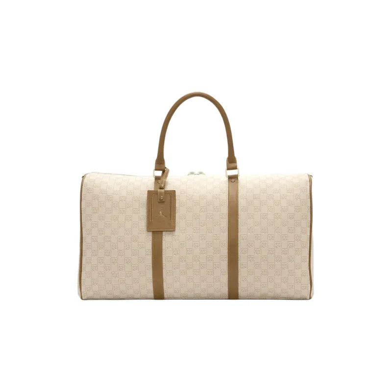 Jordan Polyester One Shoulder Handbag Travel Bag Regular Unisex Coconut Milk-2