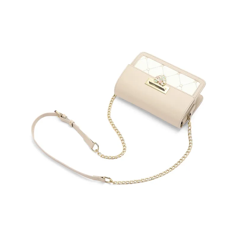 AUGTARLION Artificial Leather Small Square Bag Shoulder Bag Crossbody Bag Regular Women's Light Apricot/Agate Red-2