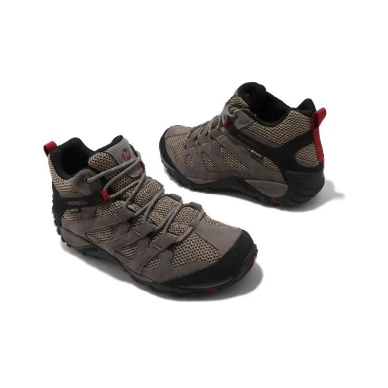 MERRELL Alverstone Mid GTX Durable Breathable Mid-Top Outdoor Shoes Men's Umber-3