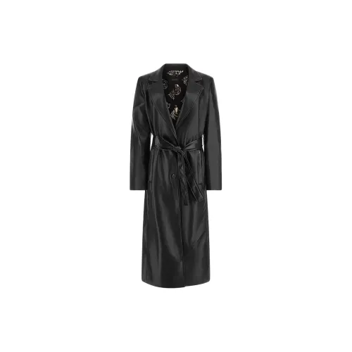 GUESS Trench Coats Women's Black