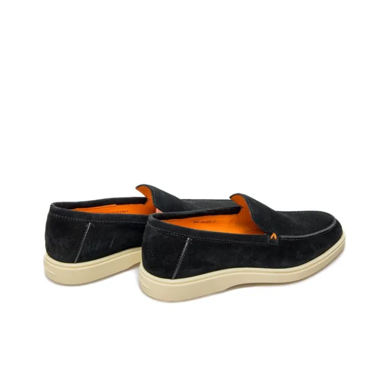 Santoni Almond Toe Slip On Loafers-2