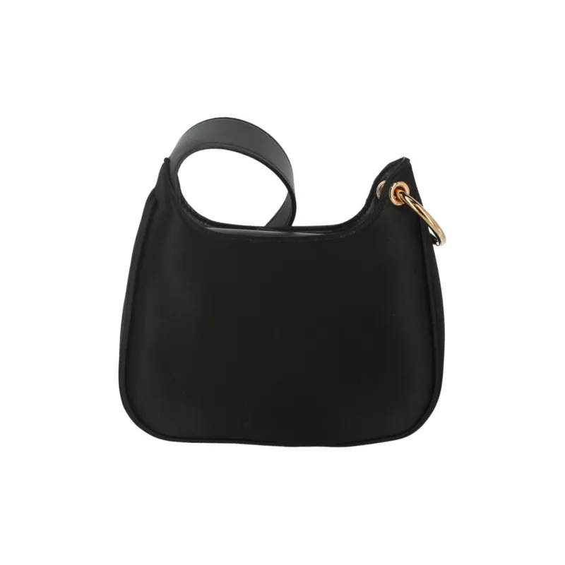 VERSACE La Medusa Nylon Hobo Bag, Shoulder Bag, Crossbody Bag Mini Women's Black-2