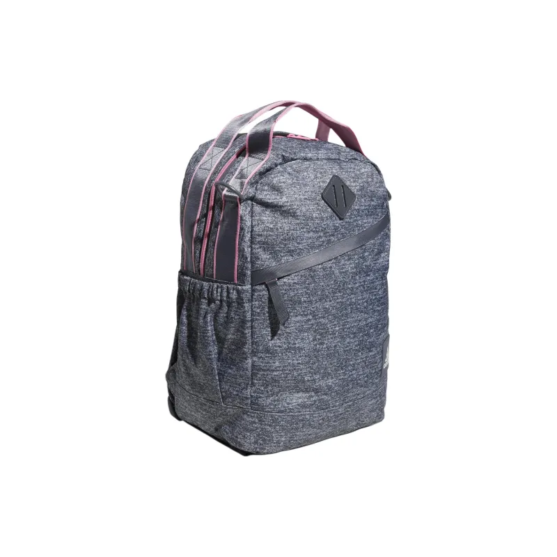 Adidas SQUAD Recycled Polyester Backpack Unisex Medium Gray With Extreme Pink-1