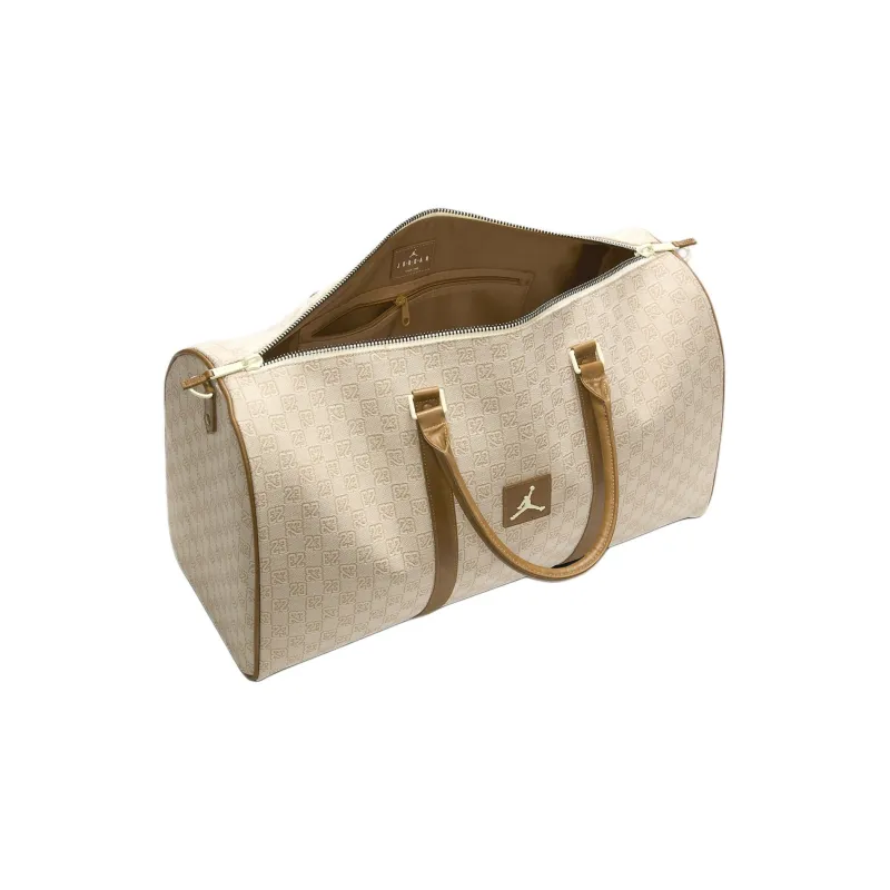 Jordan Polyester One Shoulder Handbag Travel Bag Regular Unisex Coconut Milk-3