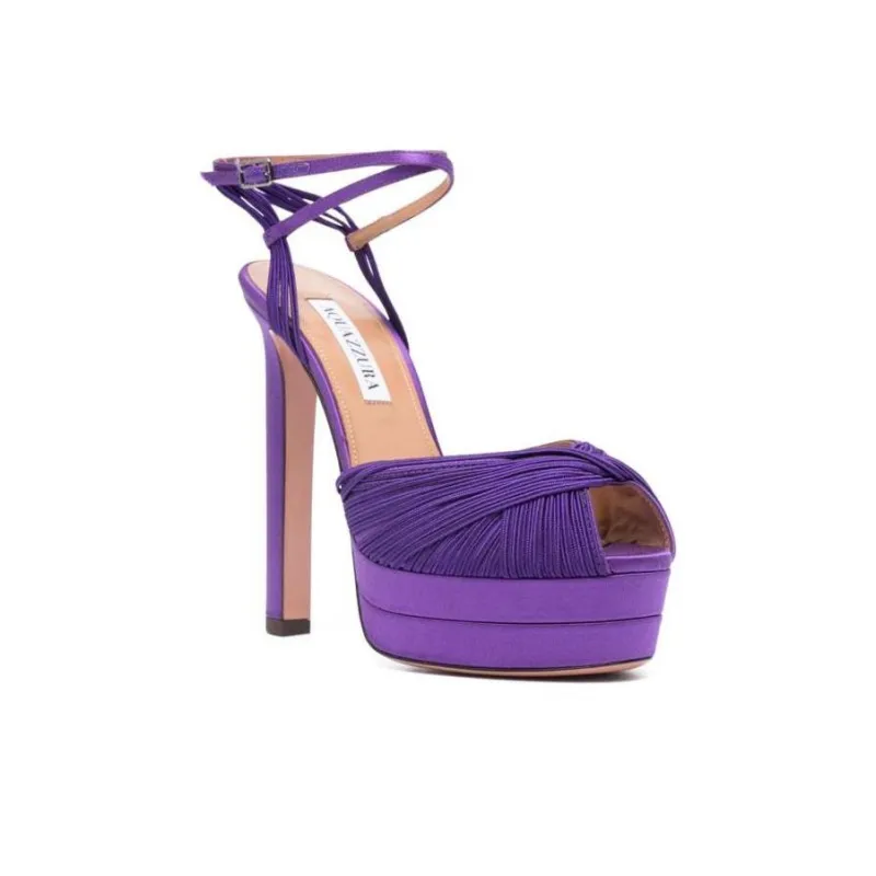 AQUAZZURA Bellini Beauty Plateau 135mm Sandals-2