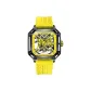 Black Case Yellow Dial Yellow Rubber Strap