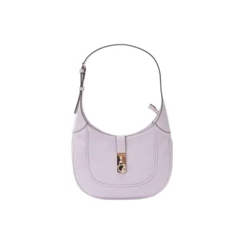 GUESS Artificial Leather Hobo Bag Handbag Shoulder Bag Women's Purple