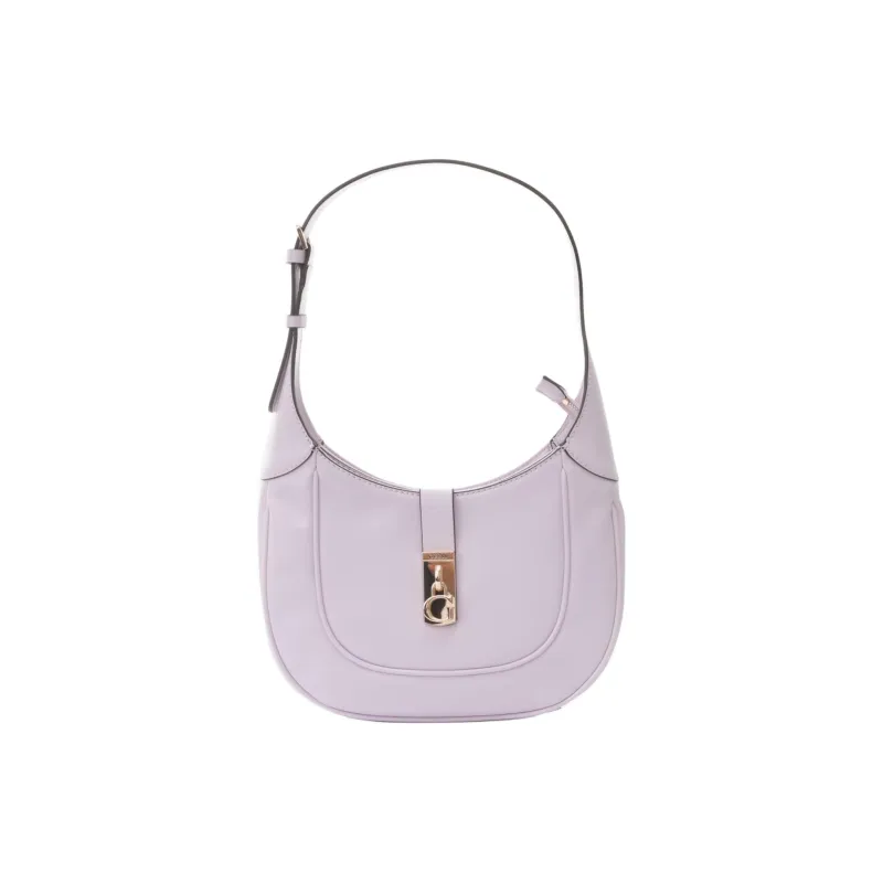 GUESS Artificial Leather Hobo Bag Handbag Shoulder Bag Women's Purple-0