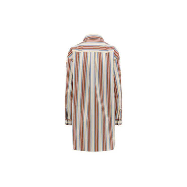 ETRO Logo Embroidered Striped Shirt-1